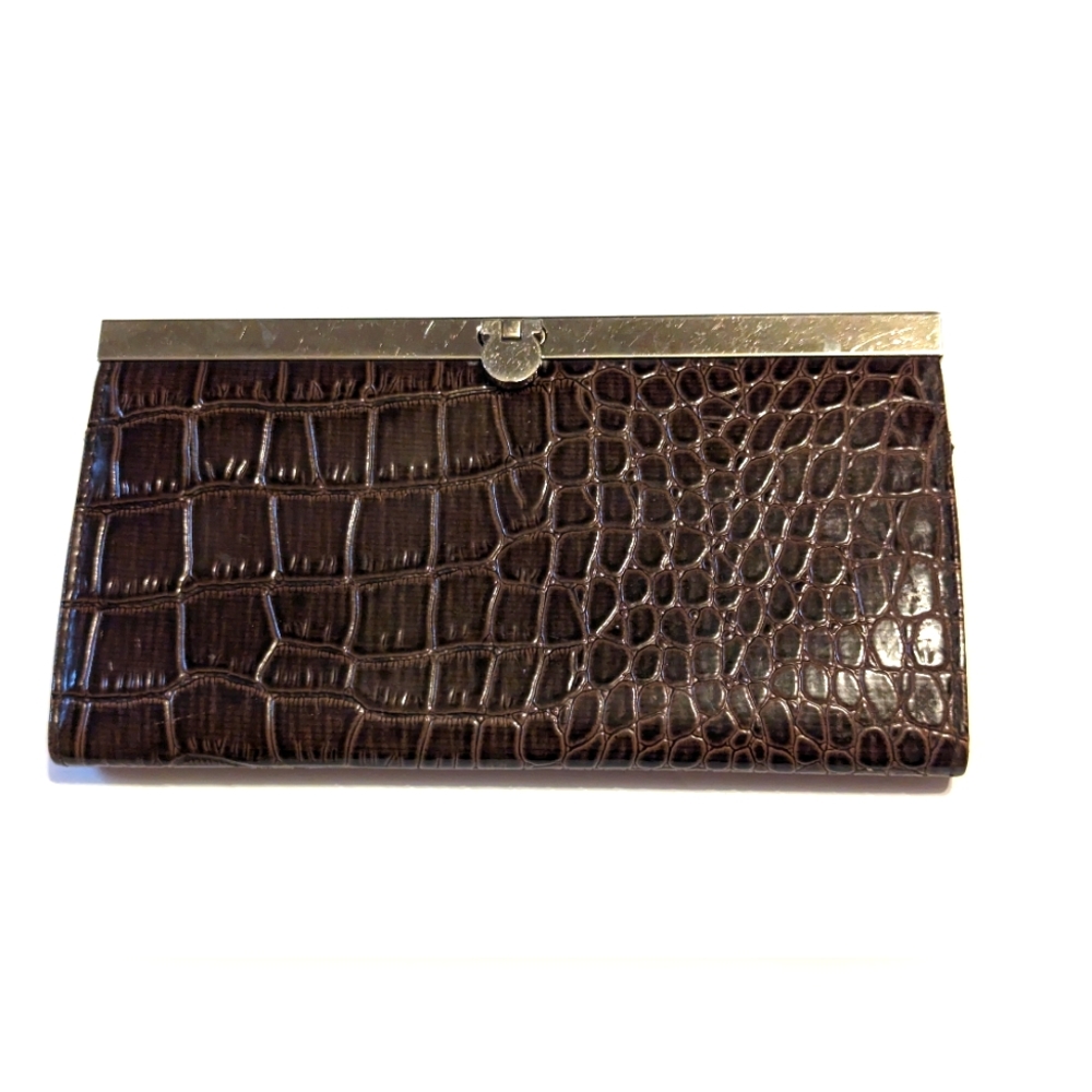 Patent Leather Clutch Wallet